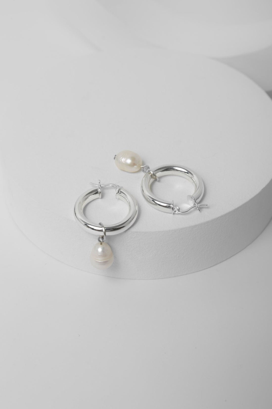STERLING SILVER´PLATED Solete Hoops