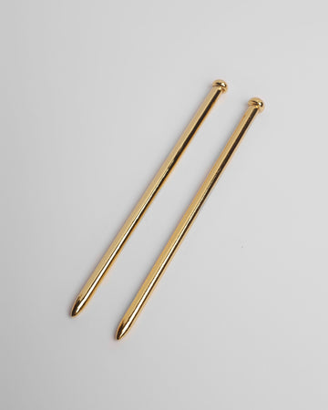 Glossy HairSticks Gold